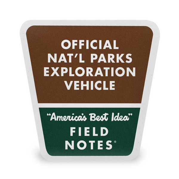 National Parks Wasser Transfer Aufkleber