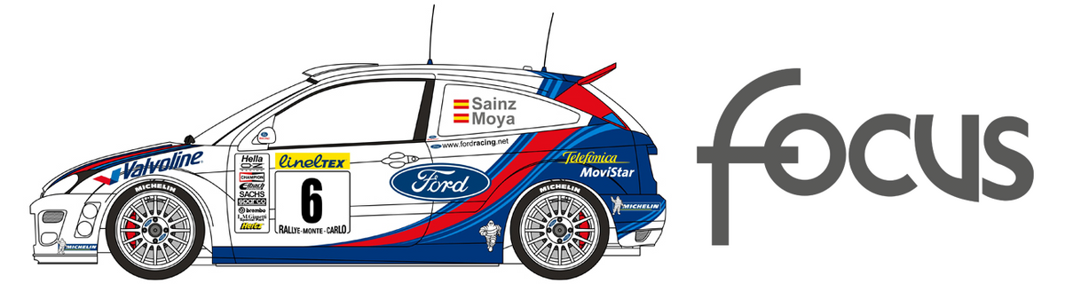 Ford Focus WRC – Animation – MONOMOTTE