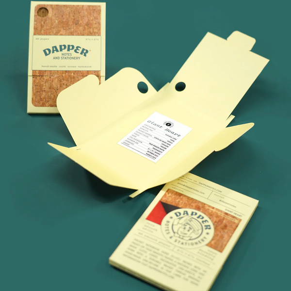 Giant Heart Pocket Cork Notebook