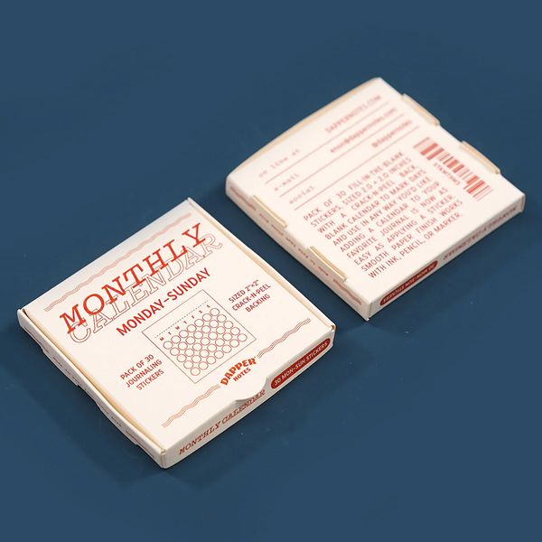 Monthly Calendar Stickers