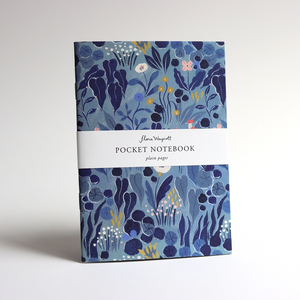 Blue Grey Floral