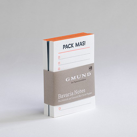 Letterpress Notes Set | Bavaria Edition