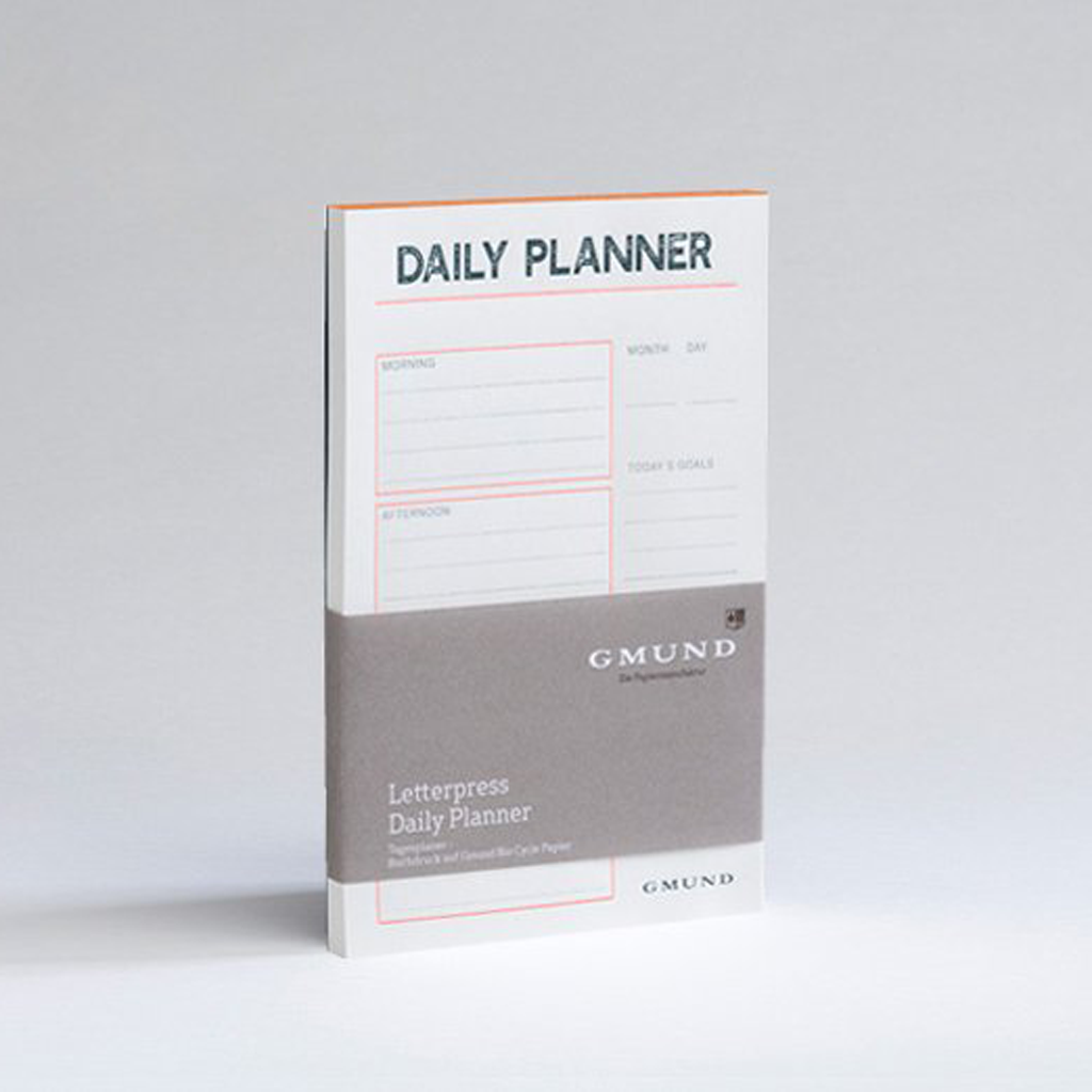 Letterpress Daily Planner