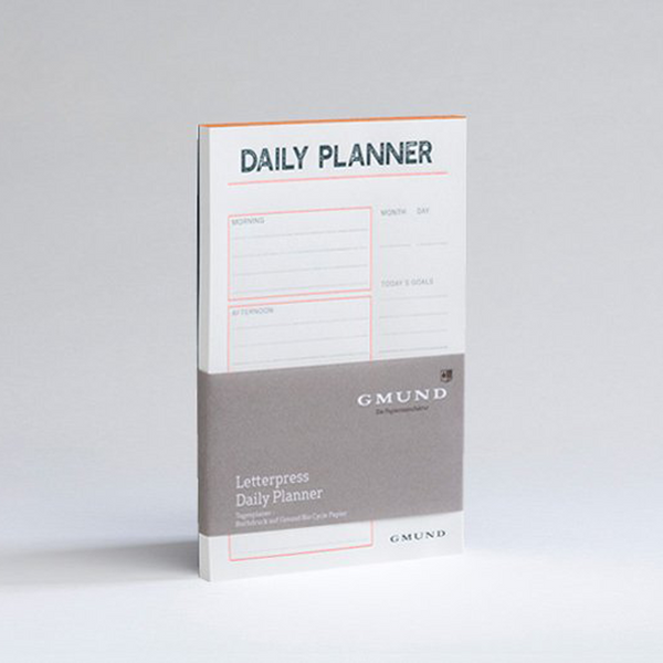 Letterpress Daily Planner