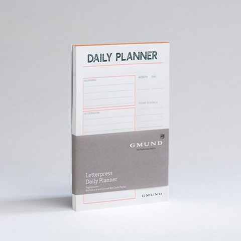 Letterpress Daily Planner