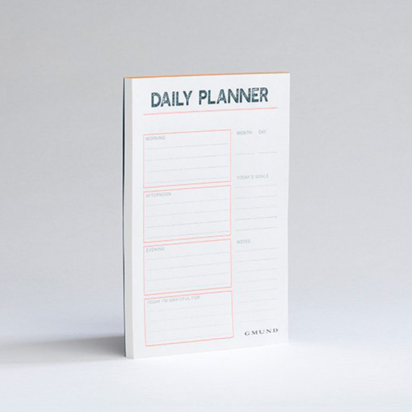 Letterpress Daily Planner