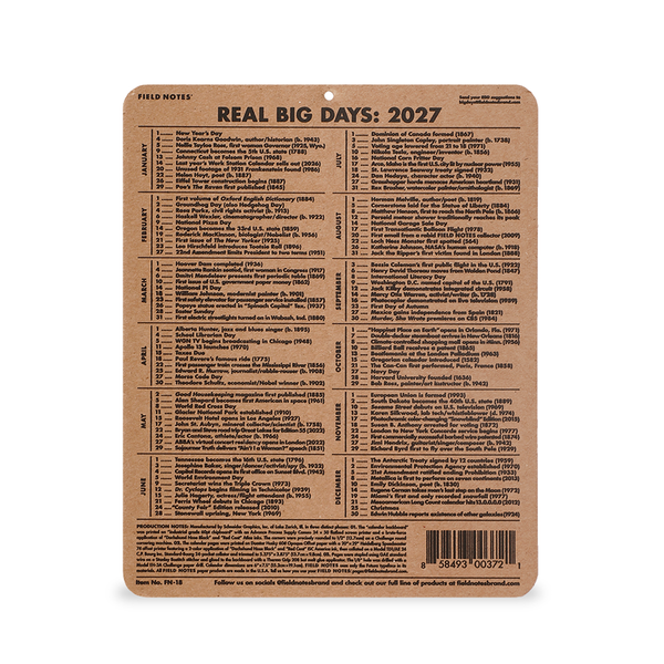 15 Monate Schreibtischkalender (2027)