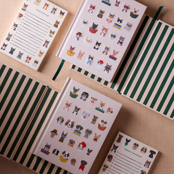 Besticktes Journal | Katzen