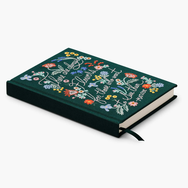 Besticktes Journal | Blumen