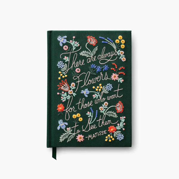 Besticktes Journal | Blumen