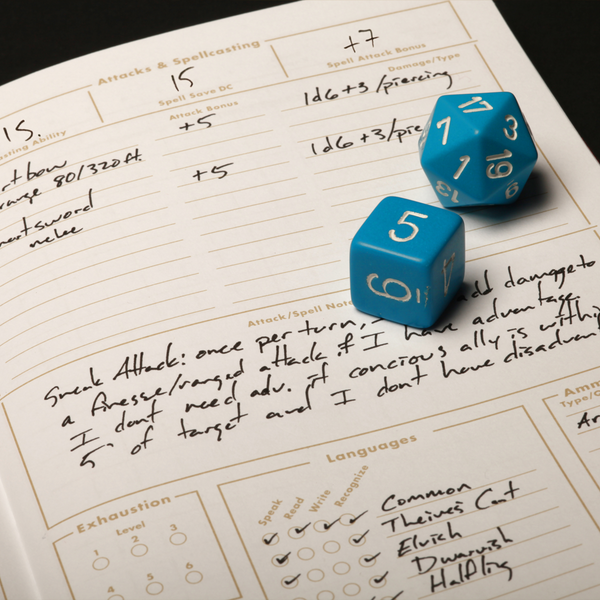 5E Gaming Journals